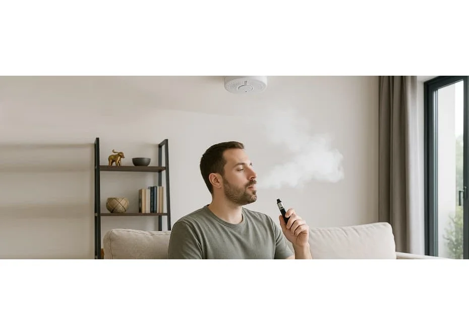 La cigarette électronique peut-elle déclencher un détecteur de fumée ?