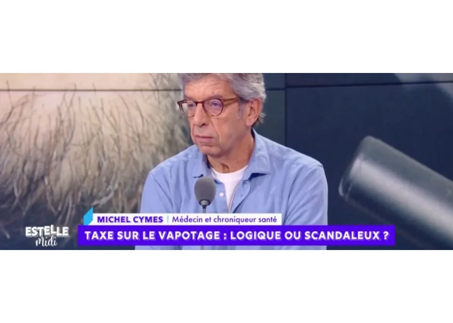 Pour le médecin Michel Cymes, le vapotage est une bonne aide au servage tabagique