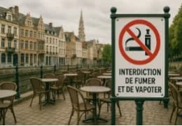 La Belgique interdit de fumer et de vapoter en terrasse