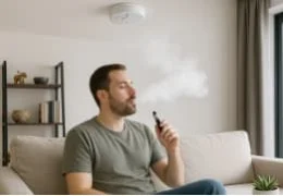 La cigarette électronique peut-elle déclencher un détecteur de fumée ?