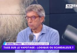 Pour le médecin Michel Cymes, le vapotage est une bonne aide au servage tabagique