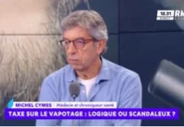 Pour le médecin Michel Cymes, le vapotage est une bonne aide au servage tabagique