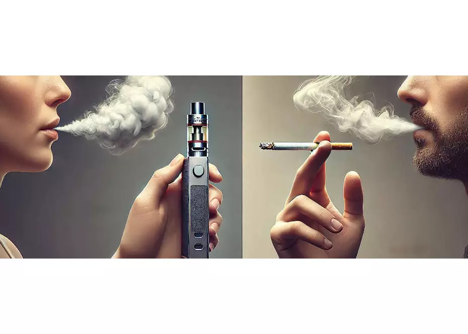 Vapoter ou fumer : les différences